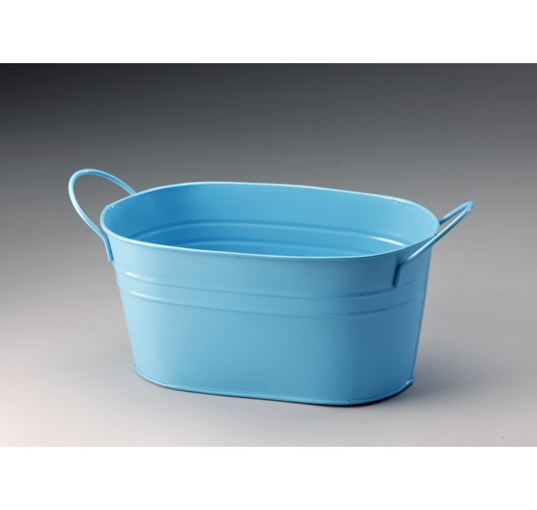Small Metal Bucket (Blue)